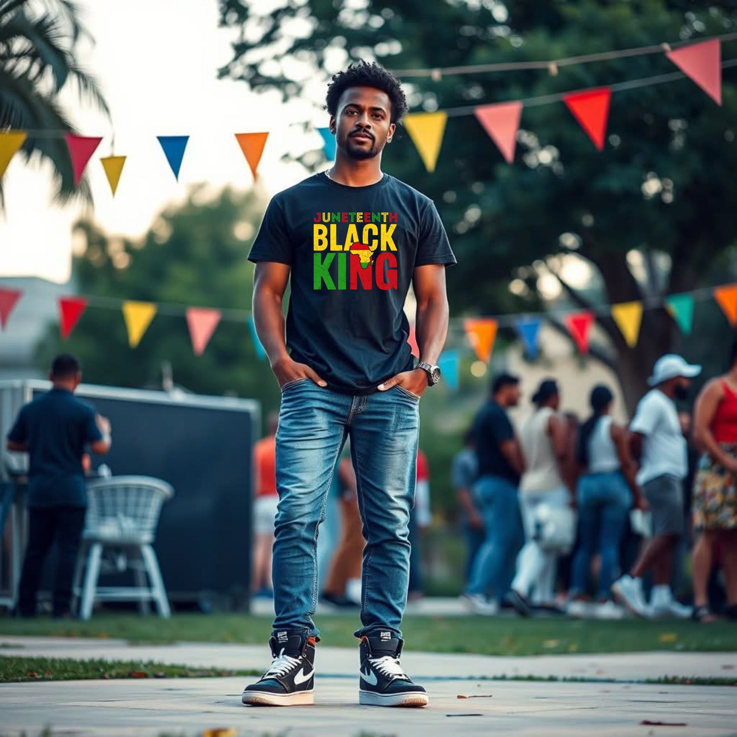 Black King T shirt