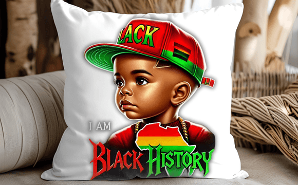 I Am Black History boy